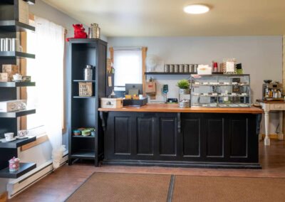 Pepperell Place Inn chocolate and tea shop counter